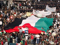 La protesta en Jornania fue convocada por el  Frente de Acción Islámica. EFE  /