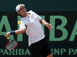 Daniel Garza del equipo mexicano, no pudo conseguir la victoria ante Canadá. AFP  /