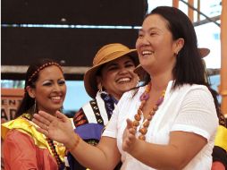 La aspirante presidencial ratificó su denuncia ante los medios de comunicación. AP  /