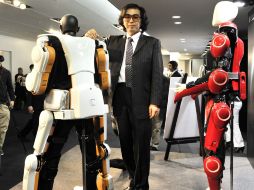 El aparato fue presentado por primera vez al público durante un foro internacional organizado por Cybernics . AFP  /