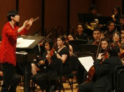 La Orquesta Sinfónica Juvenil de Guadalajara se presentó el pasado lunes en el Teatro Degollado.M.FREYRÍA  /