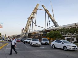 Durante la construcción del atirantado, el sentido de vialidades fue modificado. ARCHIVO  /