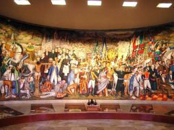 Retablo de la Independencia, del pintor mexicano Juan O'Gorman, ya está en la web. EL UNIVERSAL  /