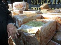 La droga fue encontra mientras los militares realizaron un recorrido en la zona periférica del centro turístico. ARCHIVO  /