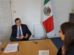 El secretario de Hacienda, prevé alcanzar la cifra de 5.5 por ciento en 2010. NOTIMEX  /