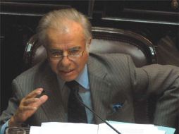 Ex presidente argentino Carlos Menem. ESPECIAL  /