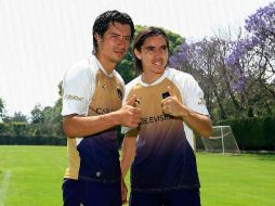 Juan Carlos Cacho y Efraín Velarde durane una sesión de entrenamiento. MEXSPORT  /