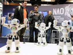El universo de los robots aterrizó hoy en el salón Innorobo de la localidad francesa de Lyon. AFP  /