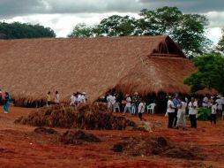 Sitio sagrado en Paraguay en donde se acoge el el acto del vigésimo aniversario del Mercosur. EFE  /