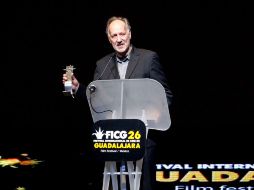 Werner Herzog recibió el premio Guadalajara Internacional en la apertura del Festival Internacional de Cine en Guadalajara. E. PACHECO  /