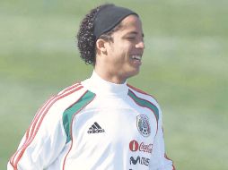 Giovani dos Santos apunta para ser titular hoy ante Paraguay. MEXSPORT  /