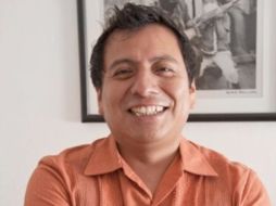 El escritor participó en la II Feria Internacional del Libro de Azcapotzalco. ESPECIAL  /