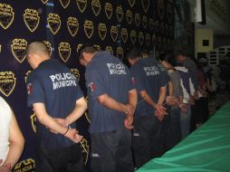 Los uniformados saltenses brindaban protección a “El R1”. O. RUVALCABA  /