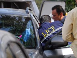 La víctima quedó sentada dentro de su vehículo; recibió dos balazos en el tórax. O. RUVALCABA  /