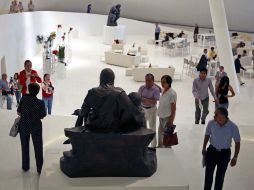El Museo Soumaya cuenta con un área para exposición de siete mil 517 metros y alberga más de seis mil obras de arte. ELUNIVERSAL  /