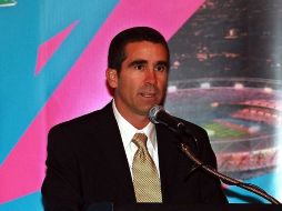 Jaime Cadaval, en una conferencia de prensa sobre los Juegos Olimpicos 2012, en la Ciudad de México. MEXSPORT  /