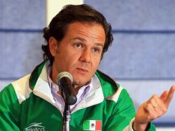 Bernardo de la Garza, durante una conferencia de prensa en la ciudad de México. MEXSPORT  /