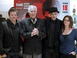 En la fotografía se observa al elenco de la película ''Sin retorno'', una de las principales cintas que se exhibirán. EFE  /