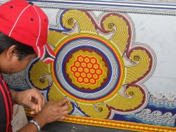 El 'Vochol' arribó al Museo de Arte Popular (MAP). EL INFORMADOR  /