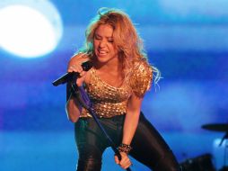 Shakira fue la encargada de cerrar el Pop Festival en el Estadio Tres de Marzo el pasado martes por la noche. A. CAMACHO  /