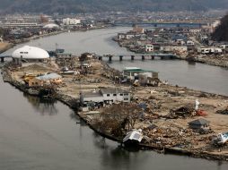 Vista general de la devastación causada por el terremoto y posterior tsunami del 11 de marzo en la prefectura de Miyagi. EFE-archivo  /