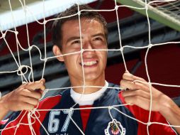 'Cubo' Torres se ve anotándole al América y festejando como robot. MEXSPORT  /