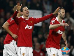 Resaltan la buena adaptación del 'Chicharito' con el Manchester United. MEXSPORT  /