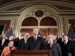 Congresistas de Estados Unidos anuncian el acuerdo. AP  /