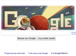 Muestra al estilo de la década de los sesentas una figura de un astronauta que podría ser Gagarin. ESPECIAL  /