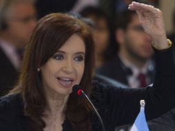 Cristina Fernández de Kirchner, presidenta de Argentina. ARCHIVO  /