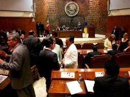 La Ley de Extinción de Dominio no fue remitida hoy para su discusión y aprobación en el pleno del Congreso.  /