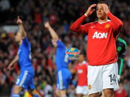Al estar Wayne Rooney suspendido, Javier 'Chicharito' Hernández (foto) podría ser titular con el United. AFP  /