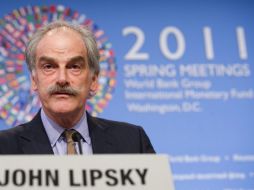 John Lipsky, director y primer diputado del Fondo Monetario Internacional. EFE  /
