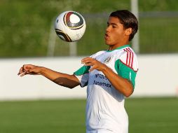 Imagen de archivo de Jonathan dos Santos quien podría tener actividad mañana en el partido ante el Real Madrid. MEXSPORT  /