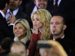 Es la primera vez que acude a un estadio a ver a su novio. AP  /