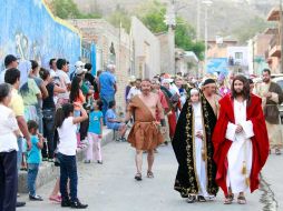 Durante la Judea en Vivo Jesucristo personificado salió a escena para predicar. E. PACHECO  /