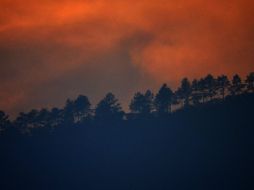 Vista general de la sierra de Chihuahua. El hidroavión respaldará el combate a otros siniestros. EFE  /
