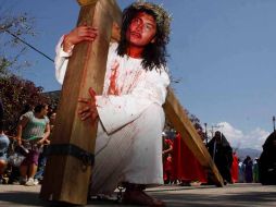 Con la resurrección de Jesús se dará por terminada la 168 representación de la Pasión de Cristo en Iztapalapa. NOTIMEX  /