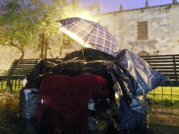 Durante la noche del martes la precipitación pluvial se debió a un choque de masas de aire cálidas y húmedas. E PACHECO  /