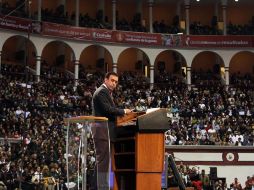 Humberto Moreira, lñider del PRI participará en un panel denominado 'Visión rumbo al 2012.' ARCHIVO  /