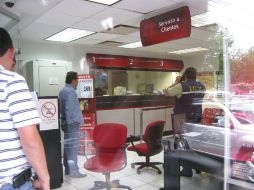 Ayer se registró la segunda jornada en la que se asaltaron tres bancos en un mismo día. M. PATIÑO  /