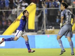 El argentino Christian 'Chaco' Giménez fue héroe al conseguir un doblete pero después falló el penal para ser el villano. EFE  /