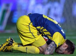 Vicente Matías Vuoso lamenta la eliminación del América de la Liguilla. MEXSPORT  /