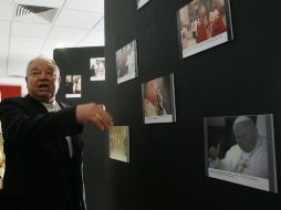 El cardenal Juan Sandoval Íñiguez inauguró la Semana Cultural Juan Pablo II. M. FREYRIA  /