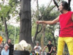 El espectáculo puso a prueba la capacidad del Cicloforo de Al teatro en Bici. EL INFORMADOR  /