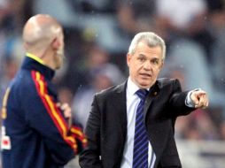 El técnico mexicano, Javier Aguirre, durante el partido ante el Real Sociedad. MEXSPORT  /