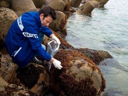 Desde hace años Greenpeace impulsa una campaña para exigir el saneamiento del Riachuelo. EFE  /