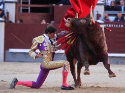 Arturo Saldivar triunfó en Las Ventas en la Feria en San Isidro. AFP  /