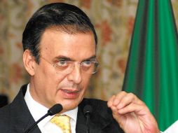 Según Ebrard, sólo de la izquierda pueden surgir ideas que cambien el actual rumbo del país. EL UNIVERSAL  /