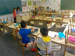 Algunas escuelas de Lorca reanudaron clases pese a poca asistencia de alumnos. EFE  /